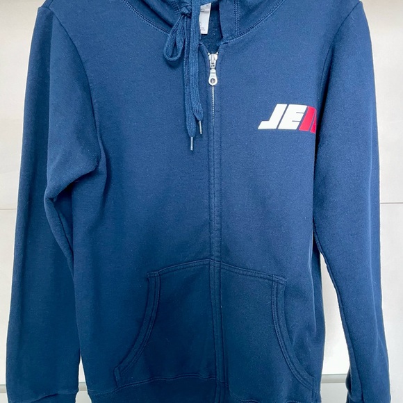 Authentic Julian Edelman 11 Navy zip up Hoodie - Picture 3 of 5